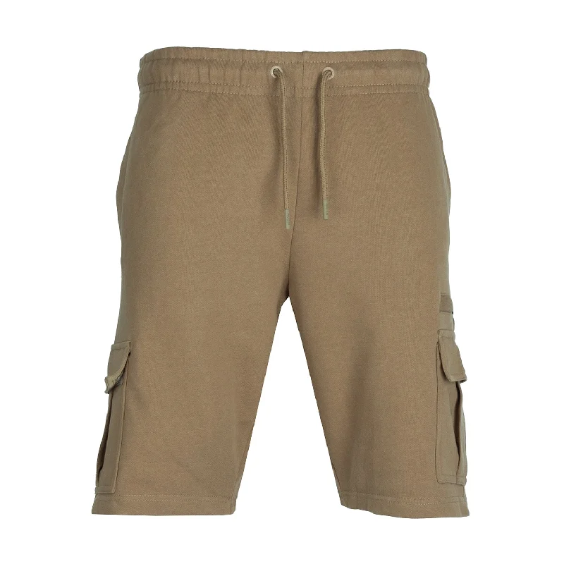 Men's Pants with Logo EmbossmentsFrench Terry Cargo Shorts - Mens