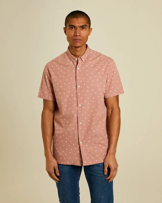 Men's Scoop Neck T-Shirts for a Relaxed FeelNiro Ss Shirt Plaster Pink