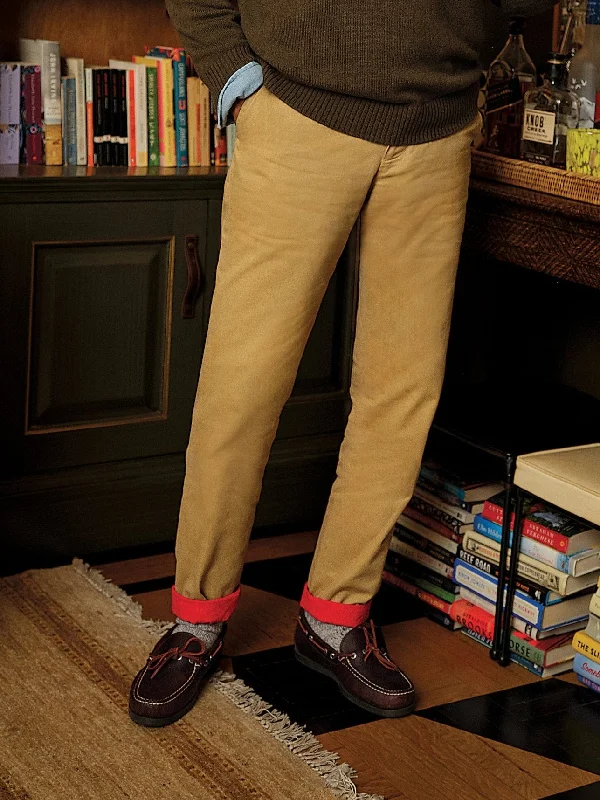 Men's Pants with Turn-Up CuffsFlannel Lined Ausable Pant in Khaki