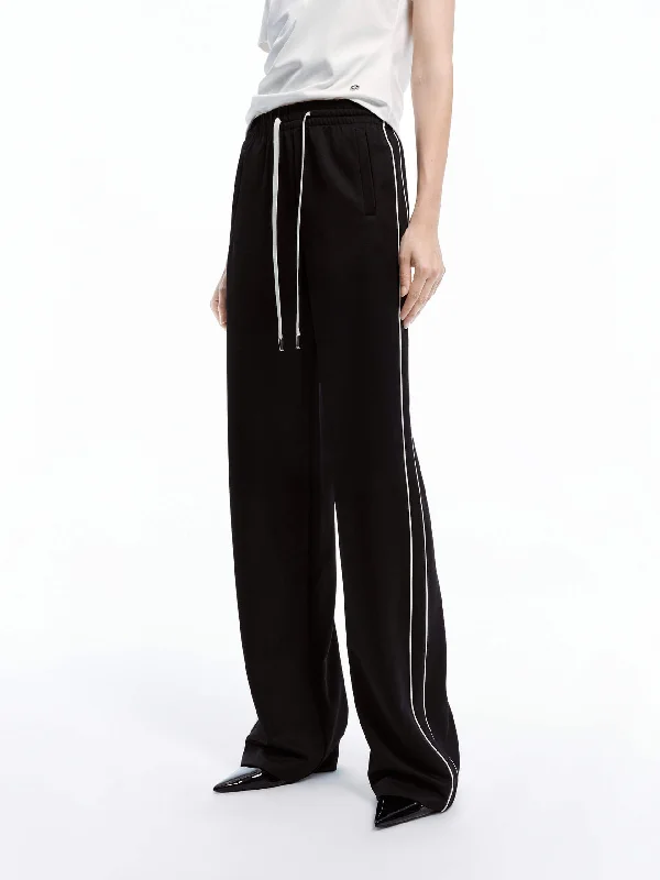 High-Quality Men's JeansStraight Drawstring Trousers