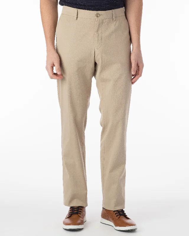 Men's Pants with Patchwork PatternsBallin Pants - Atwater True Khaki Pima Twill - Khaki Men's Pants with Patchwork PatternsBallin Pants - Atwater True Khaki Pima Twill - Khaki