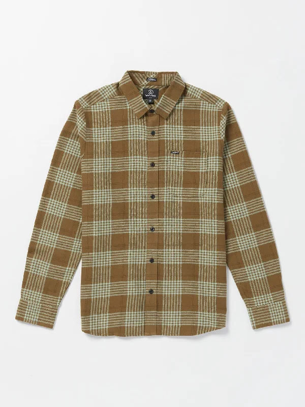 Premium Quality Men's Jeans for Every OccasionCaden Plaid Long Sleeve Flannel - Mud