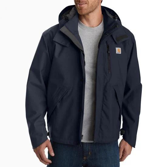 Men's Coats with Patchwork DesignsJ162 - Storm Defender Loose Fit Heavyweight Jacket - Navy Men's Coats with Patchwork DesignsJ162 - Storm Defender Loose Fit Heavyweight Jacket - Navy