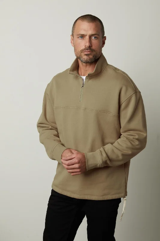 Weather-Resistant Men's CoatsBOSCO QUARTER-ZIP SWEATSHIRT