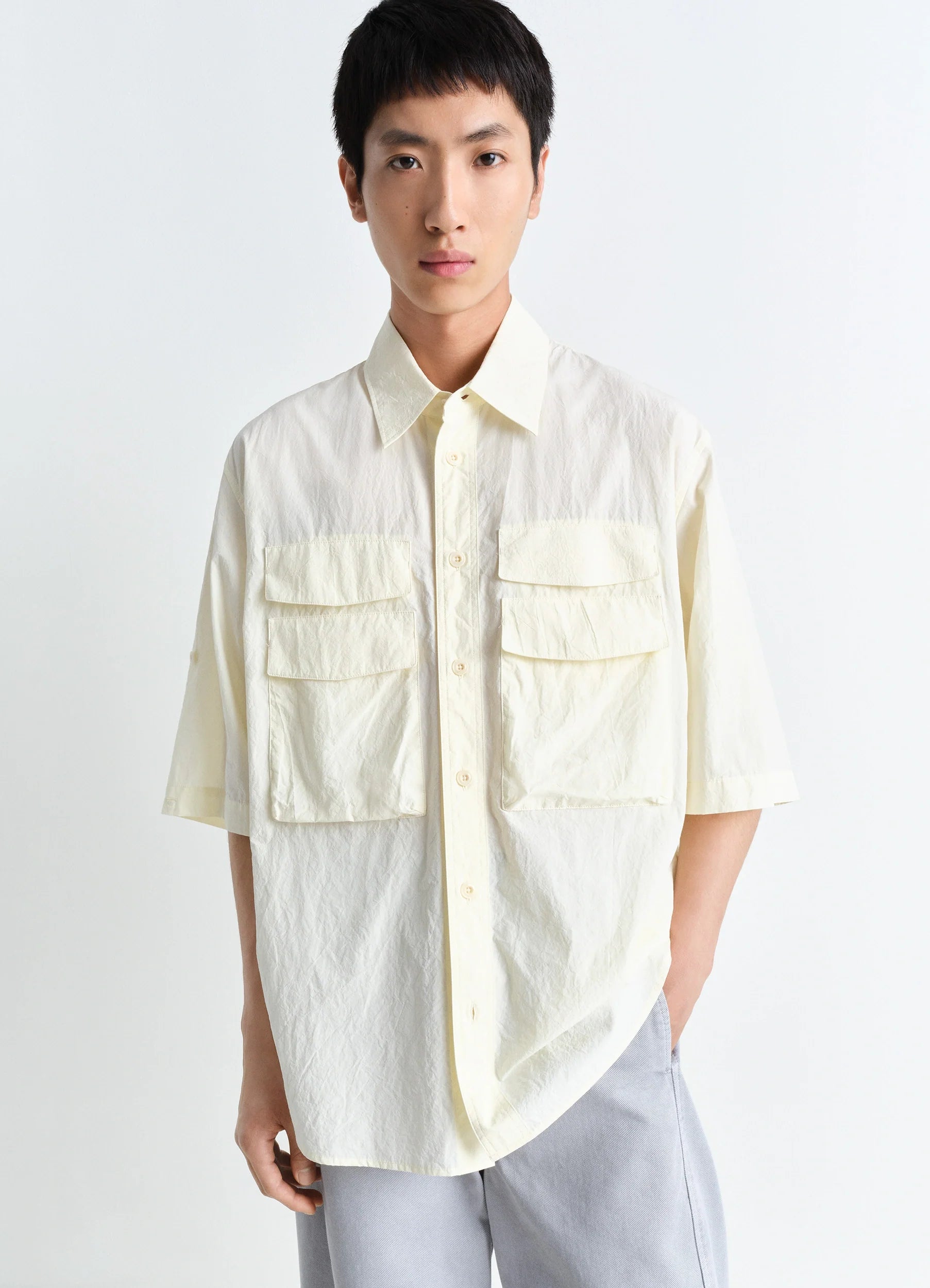 Men's Minimalist Shirts for a Clean LookUTILITY SHIRT
