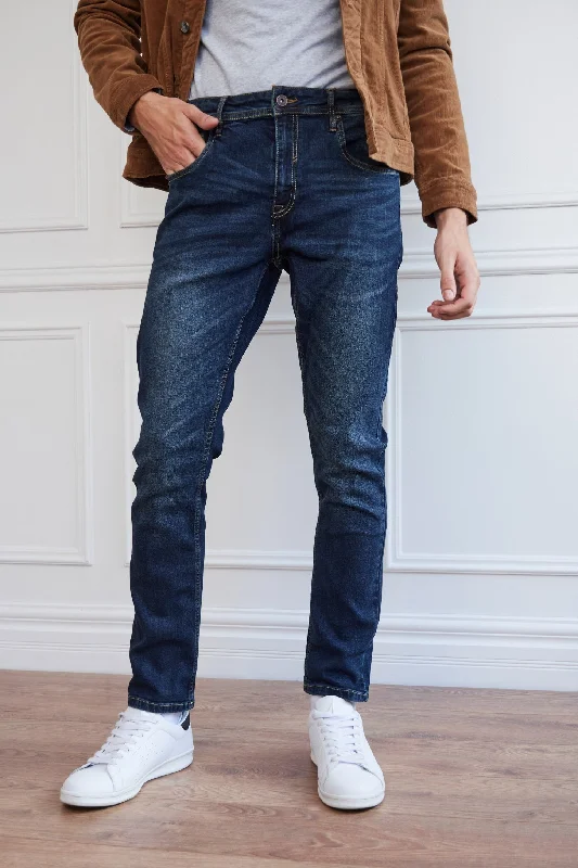 Men's Jeans for a Night OutJeans bleu foncé coupe étroite - Homme