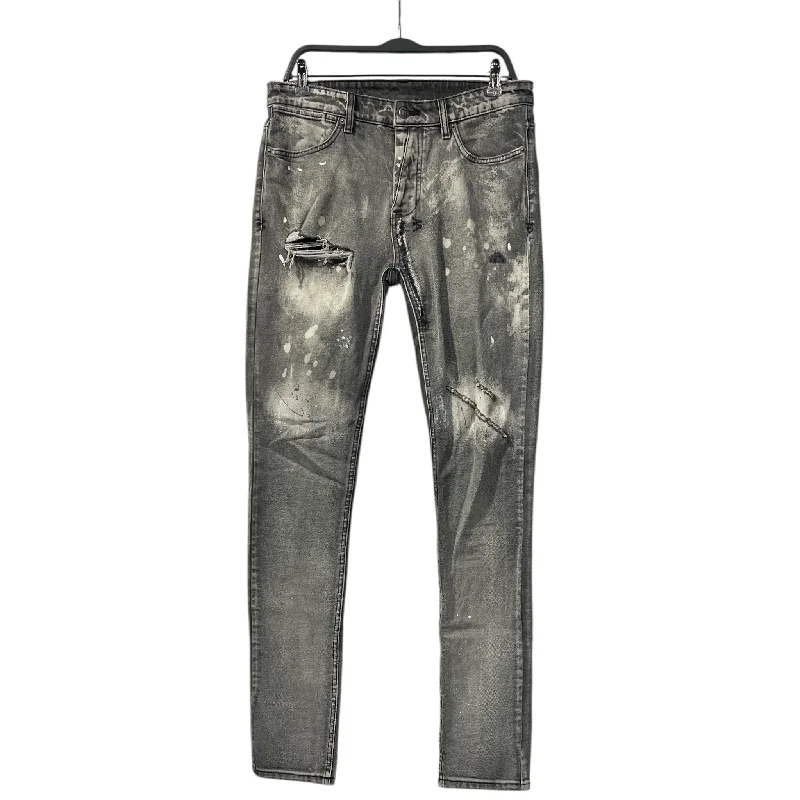 Men's Jeans Made in USAksubi/Skinny Pants/32/Denim/GRY/DISTRESSED