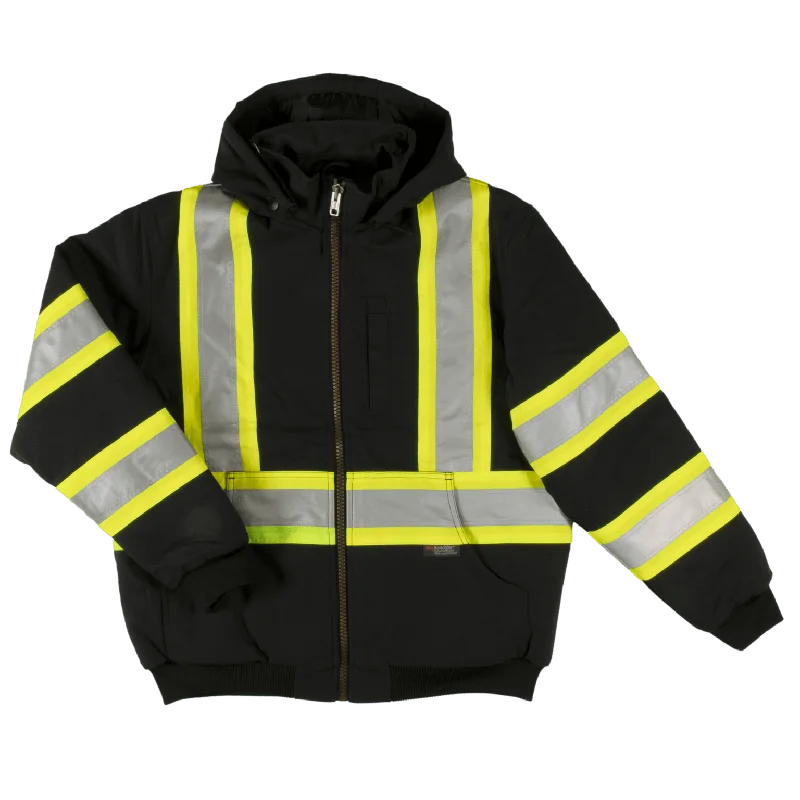 Men's Coats with Breathable FabricSafety Bomber Jacket - Green