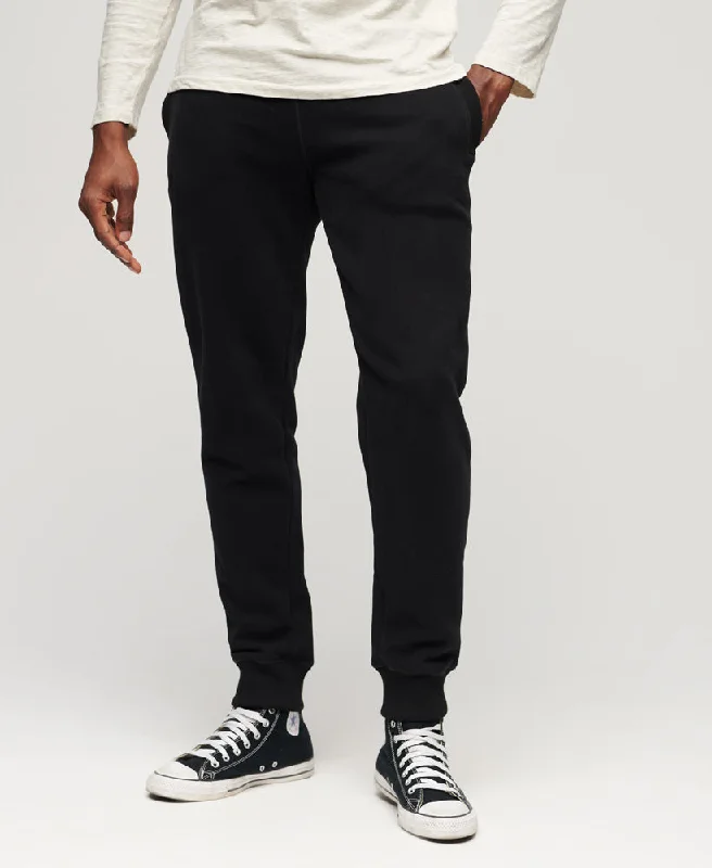 Men's Custom-Fit Pants for a Personalized TouchEssential Logo Joggers | Black