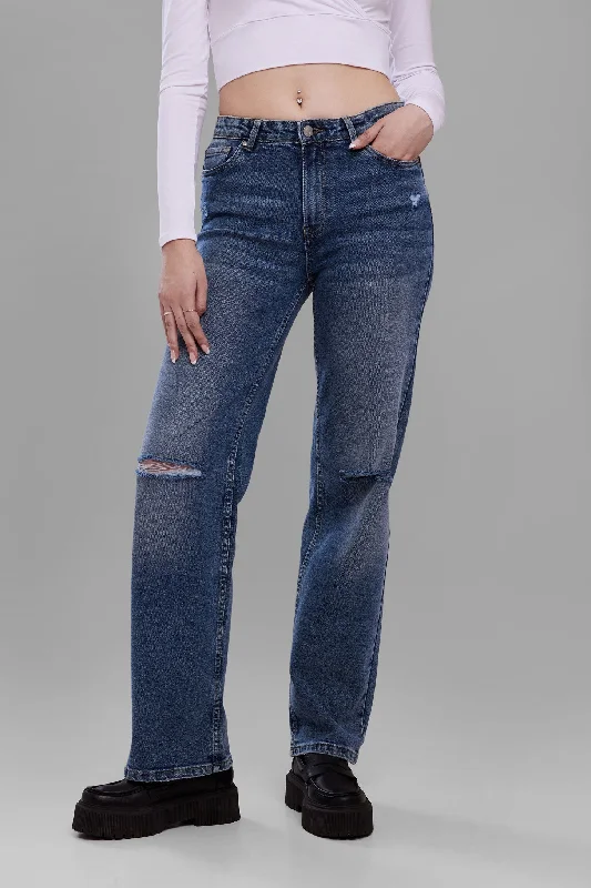 Wash and Wear Men's JeansJeans jambe droite - Femme