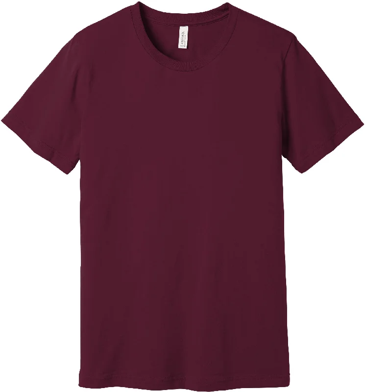Men's Shirts with Short PlacketsBELLA+CANVAS Unisex Jersey Short Sleeve Tee - Maroon Men's Shirts with Short PlacketsBELLA+CANVAS Unisex Jersey Short Sleeve Tee - Maroon