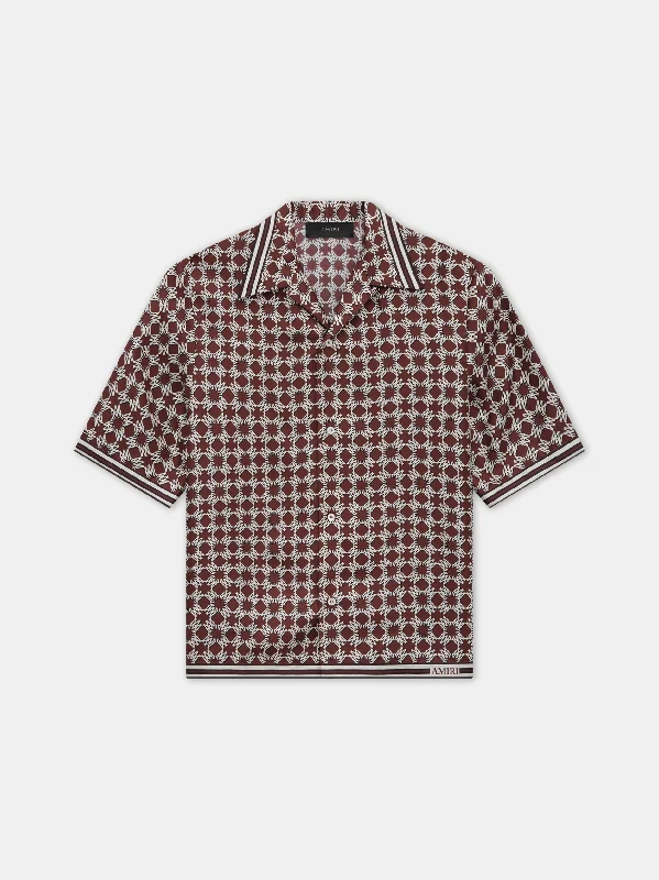 Comfortable Men's Flannel ShirtsMA QUAD BOWLING SHIRT - Chocolate