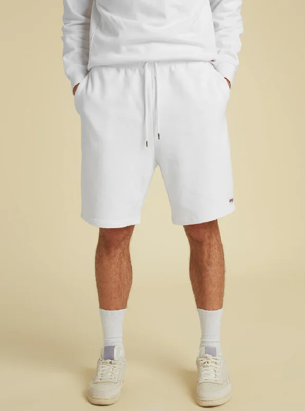 Men's Denim Shorts for SummerGUESS Originals White Relaxed Fit Kit Shorts