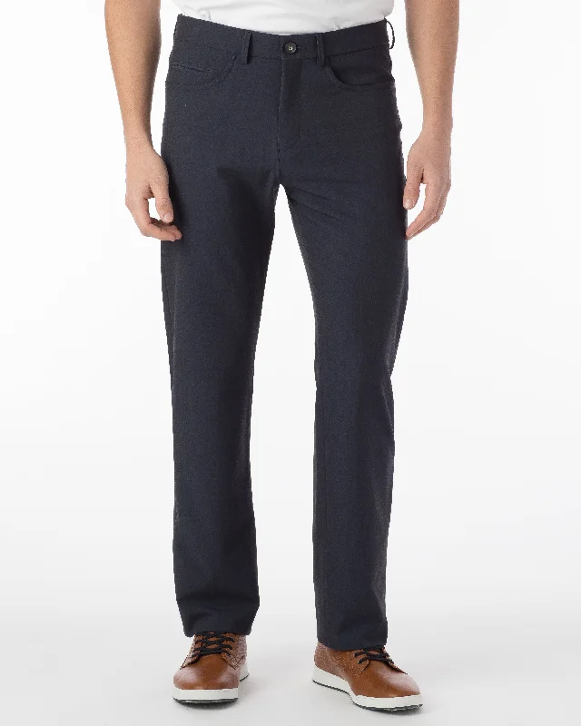 Men's Pants with UV ProtectionBallin Pants - Crescent Commuter Bi-Strech Gabardine - Blue Mix Men's Pants with UV ProtectionBallin Pants - Crescent Commuter Bi-Strech Gabardine - Blue Mix