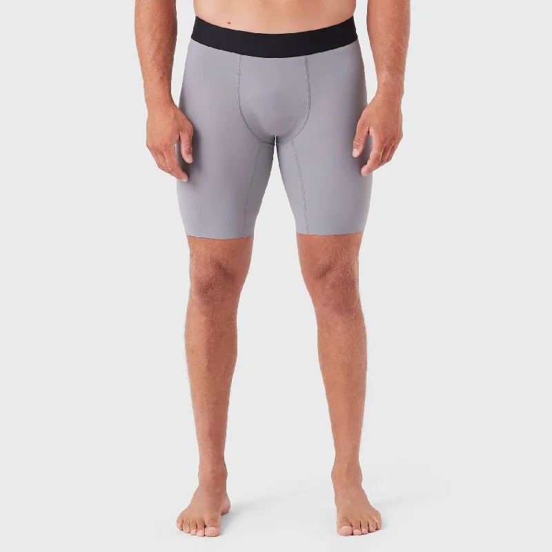 Men's Pants with Contrast WaistbandsREC GEN - Aquix Train/Swim Jammer Chalk Grey