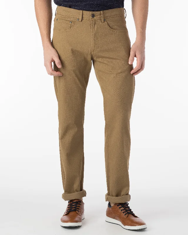 Men's Pants with Flap PocketsBallin Pants - Crescent Pima Twill - British Tan
