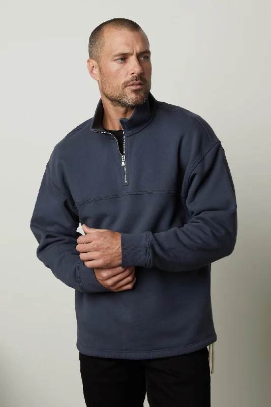 Men's Coats for Tall MenBOSCO QUARTER-ZIP SWEATSHIRT