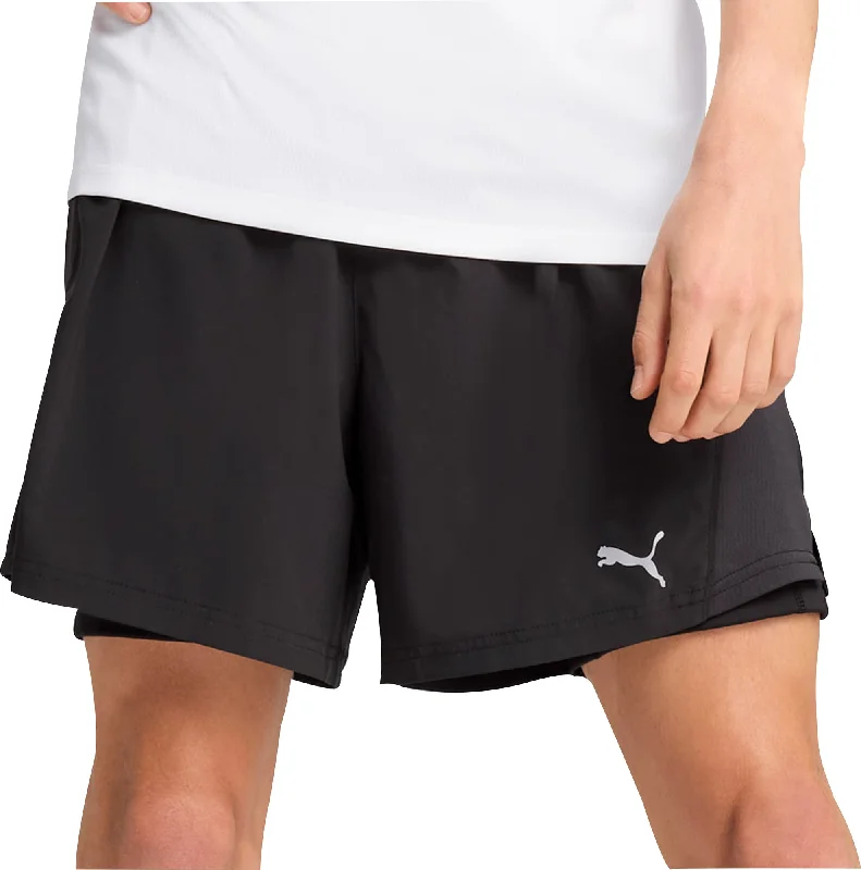 Stylish Men's Cargo PantsPuma Velocity 2 In 1 Mens Running Shorts - Black