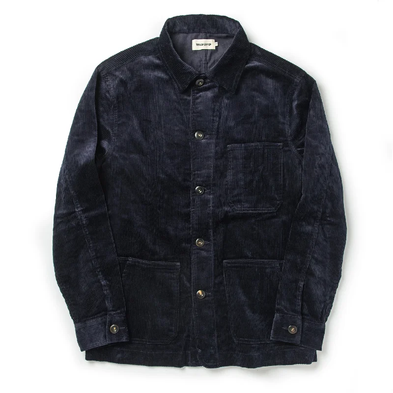 Designer Men's OvercoatsThe Ojai Jacket in Midnight Cord