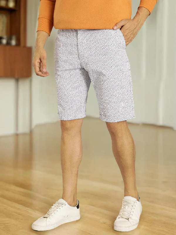 Men's Patterned Pants with StripesMen Printed Cotton Shorts