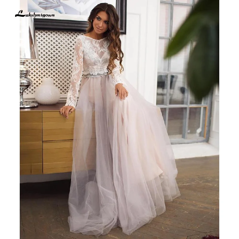 women's beach dressesRoycebridal long Sleeve Lace Wedding Dresses With Back Buttons women's beach dressesRoycebridal long Sleeve Lace Wedding Dresses With Back Buttons