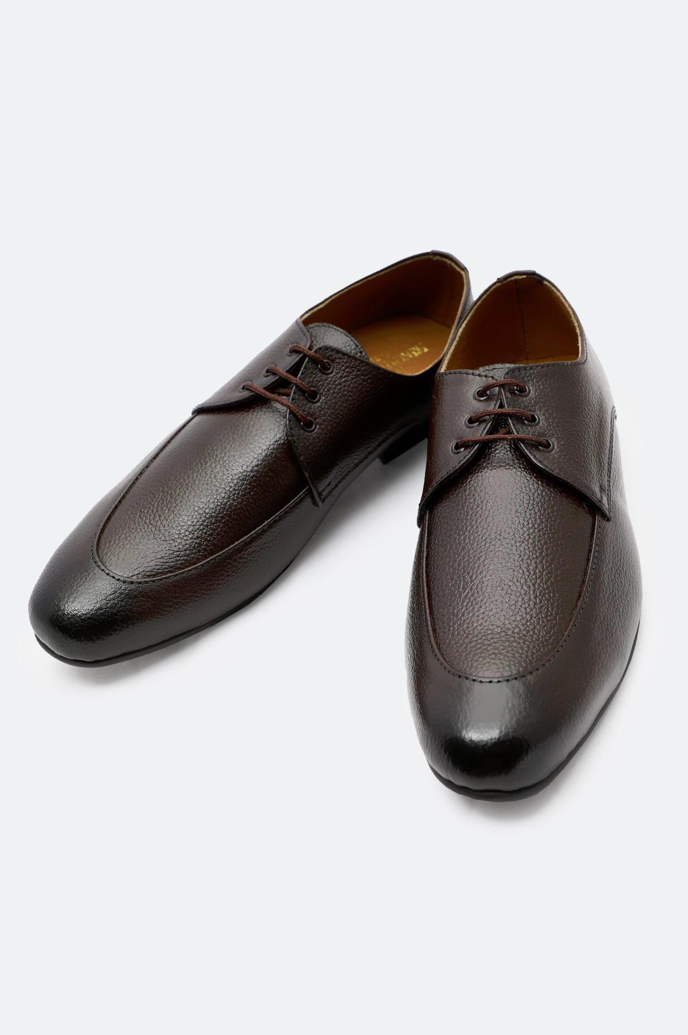 Casual DressBrown Derby Lace Up Formal Shoes