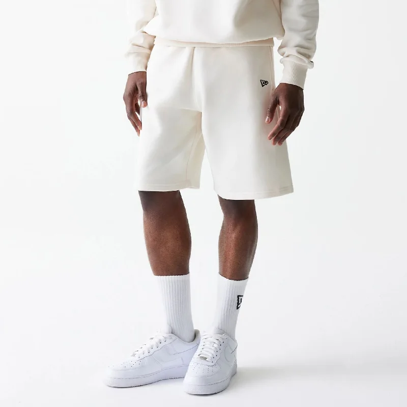 Men's Formal Trousers for BusinessNew Era Essential Open White Oversized Shorts