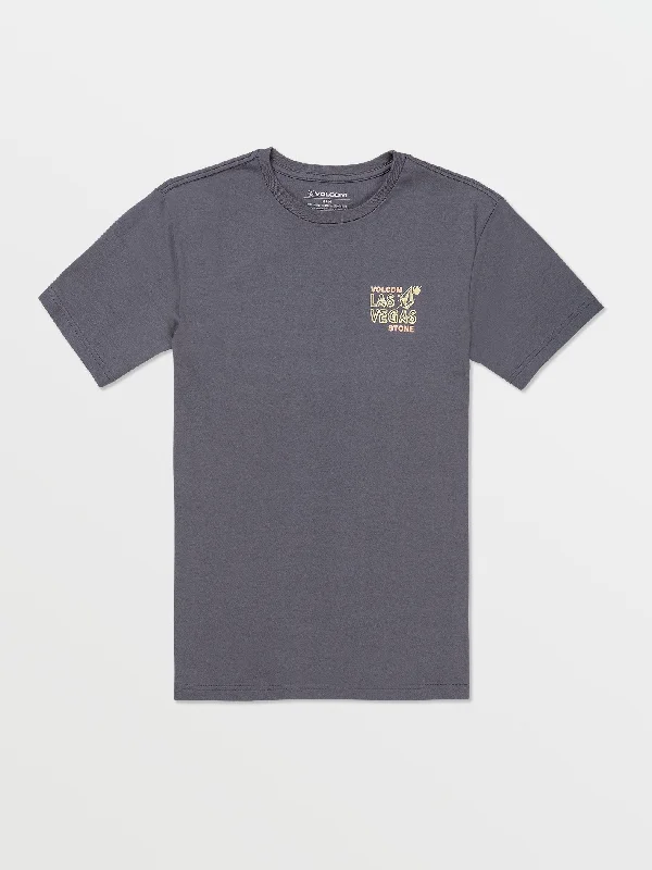 Everyday Casual Men's JeansVegas Happening Name Drop Short Sleeve Tee - Dark Slate