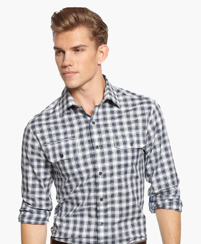 Men's Shirts with Embellished HemlinesPrinted T-shirt