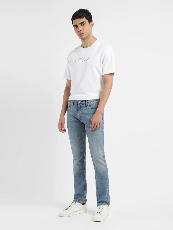 New Arrival Designer Men's JeansMen's 65504 Blue Skinny Fit Jeans