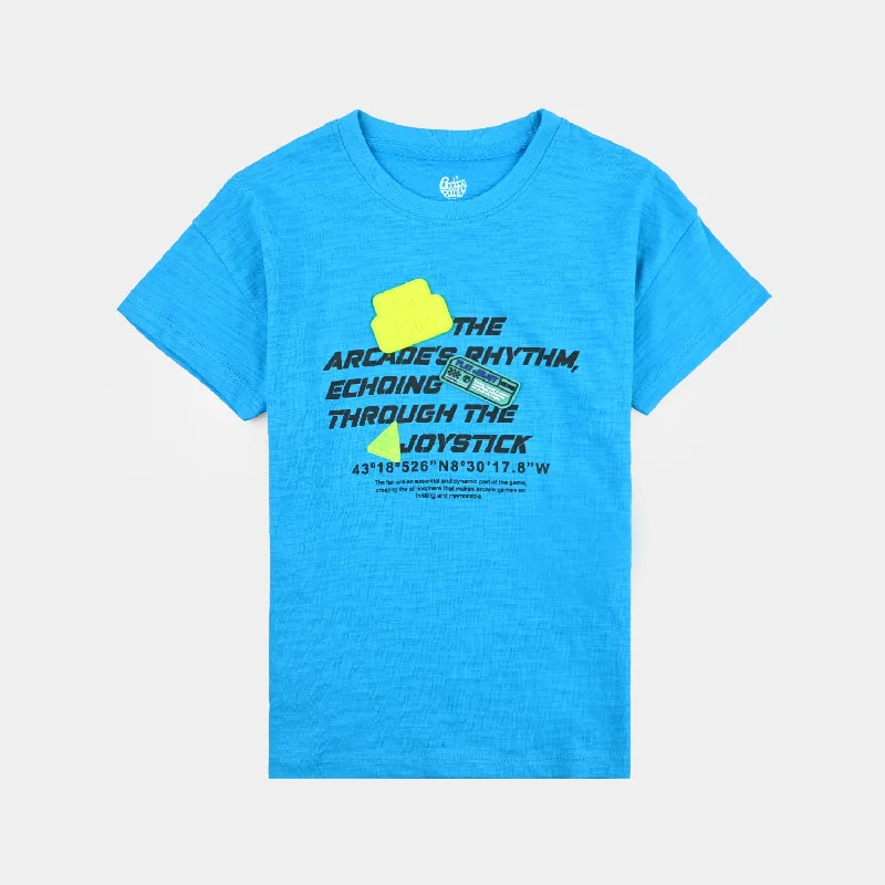 Men's Long-Sleeved ShirtsBoys Cotton Jersey T-Shirt H/S The Arcades Rhythm