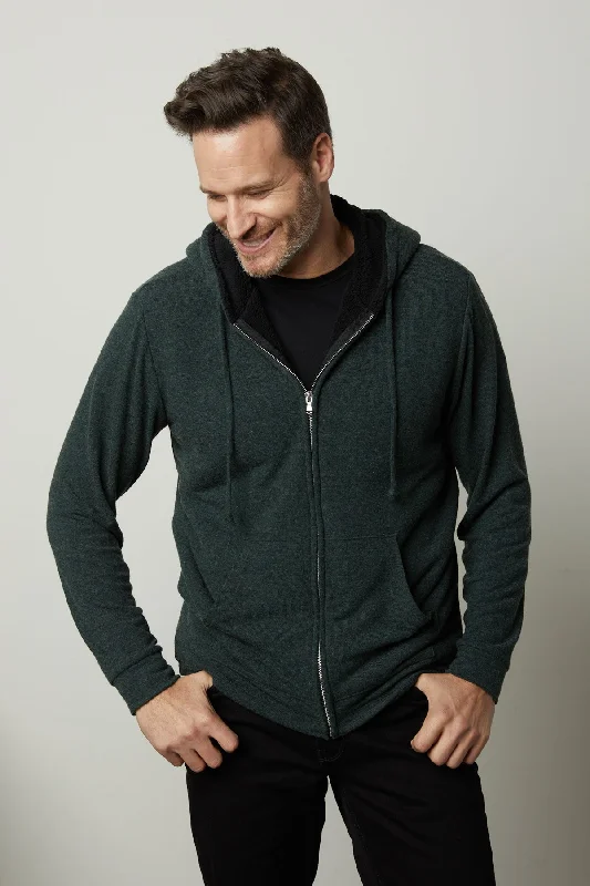 Men's Coats for Ice FishingSALVADORE SHERPA LINED HOODIE
