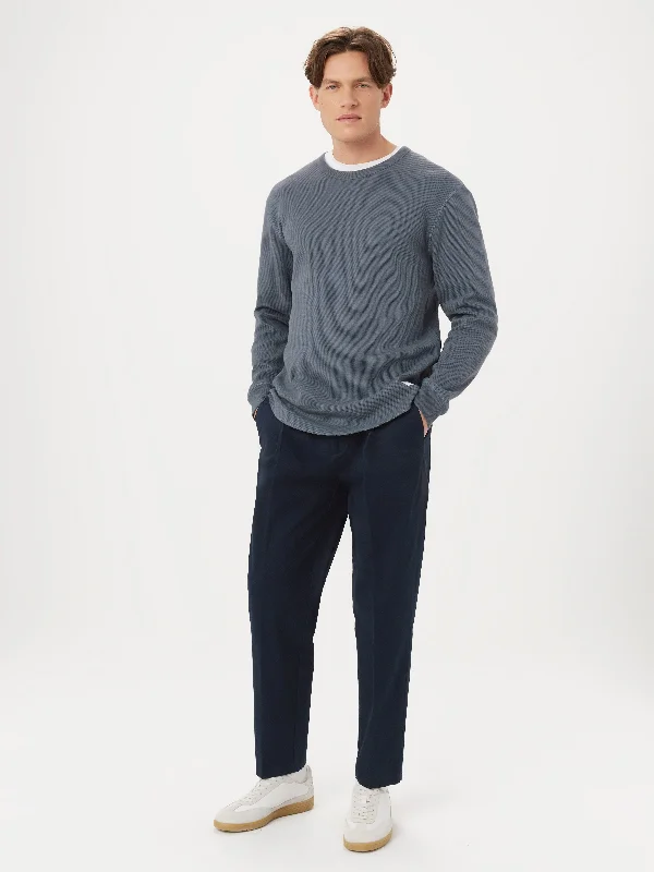 Men's Shirts for HuntingThe Long Sleeve Waffle T-Shirt in Dark Grey