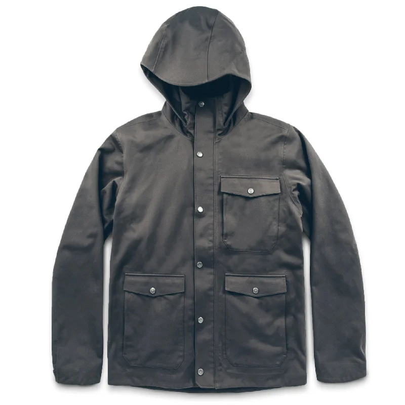 Men's Coats for SpringThe Hawkins Jacket in Charcoal Neoshell