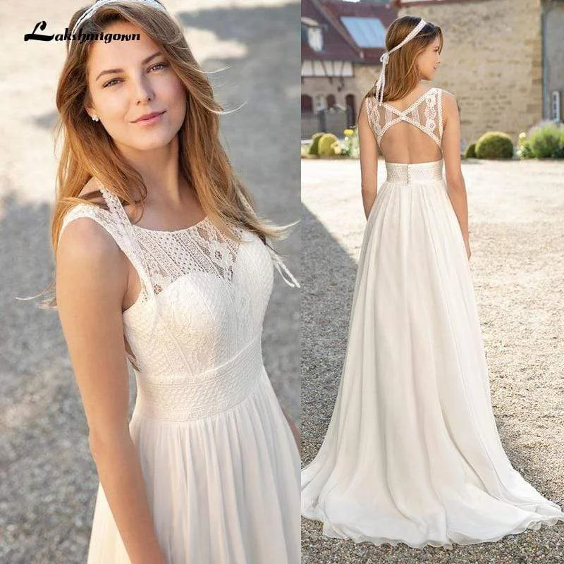 women's halter dressesRoycebridal Lakshmigown White ivory Beach Wedding Dresses 2021 A Line Lace Bride Dresses Chiffon Wedding Gowns Vestidos de novia women's halter dressesRoycebridal Lakshmigown White ivory Beach Wedding Dresses 2021 A Line Lace Bride Dresses Chiffon Wedding Gowns Vestidos de novia