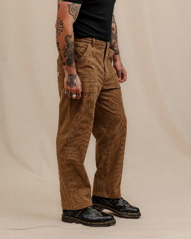 Men's Pants with Contrast Fabric Panels304 Waffle Cord Service Fatigue Pants - Biscuit Men's Pants with Contrast Fabric Panels304 Waffle Cord Service Fatigue Pants - Biscuit