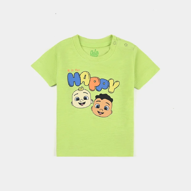 Men's Shirts with Wrinkle-Resistant FabricInfant Boys Cotton Jersey T-Shirt Happy-Sharp.Gren Men's Shirts with Wrinkle-Resistant FabricInfant Boys Cotton Jersey T-Shirt Happy-Sharp.Gren