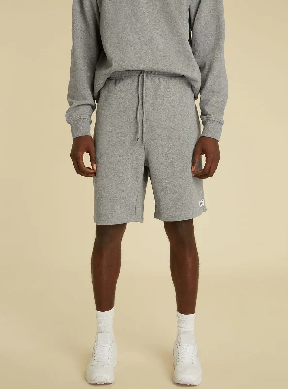 Breathable Men's Athletic ShortsGUESS Originals Grey Relaxed Fit Kit Shorts