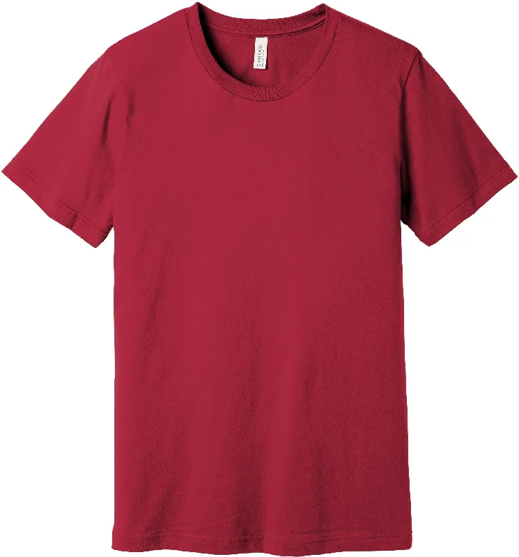 Men's Shirts with Belt LoopsBELLA+CANVAS Unisex Jersey Short Sleeve Tee - Cardinal