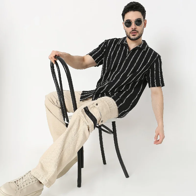 Men's Slim-Fit Shirts for a Flattering ShapeRegular Fit Striped Shirt