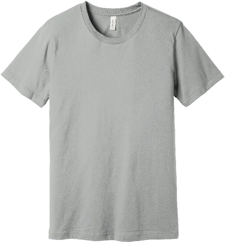 Men's Tailored Shirts for a Professional AppearanceBELLA+CANVAS Unisex Jersey Short Sleeve Tee - Silver Men's Tailored Shirts for a Professional AppearanceBELLA+CANVAS Unisex Jersey Short Sleeve Tee - Silver