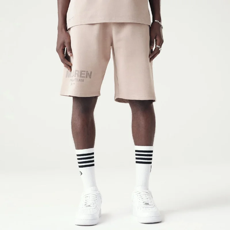 Men's Pants with Back PocketsMcLaren Racing Washed Pack Beige Oversized Shorts