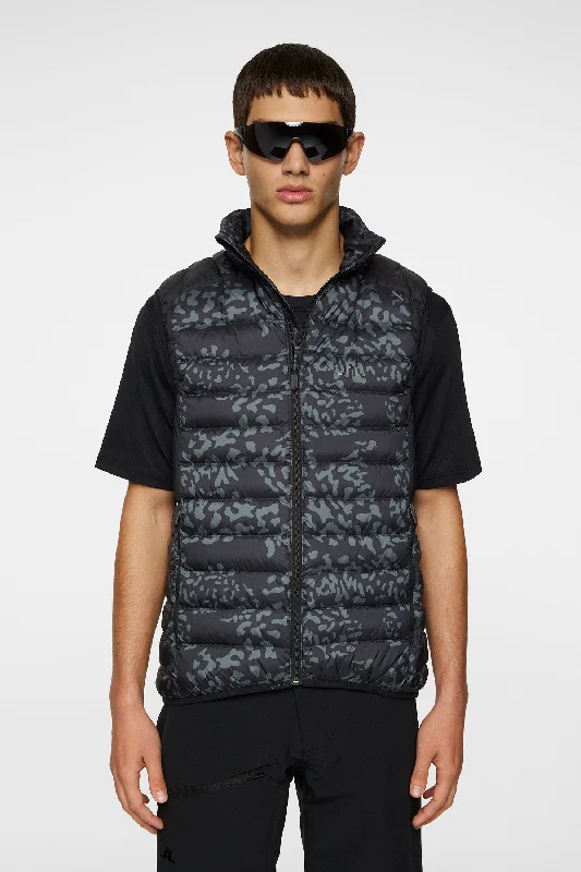 Men's Coats with Quick-Dry FabricOden Light Down Printed Vest