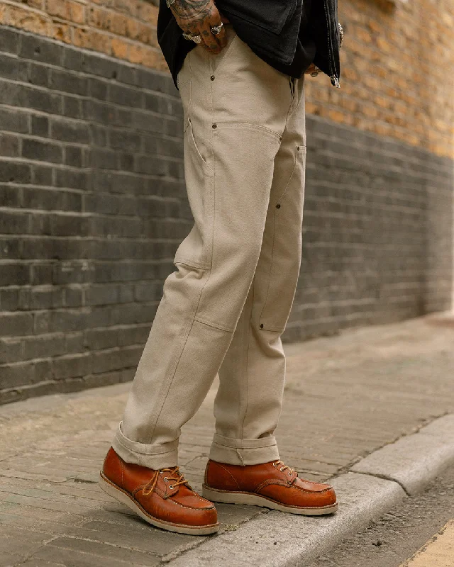 Men's Patterned Pants with Plaids304 Albion Carpenter Pant - Bone