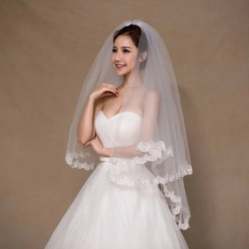 women's metallic dressesRoycebridal Lace Edge In Stock White Ivory Short Bridal Veil with Comb Applique Edge Wedding Veil Accessory women's metallic dressesRoycebridal Lace Edge In Stock White Ivory Short Bridal Veil with Comb Applique Edge Wedding Veil Accessory