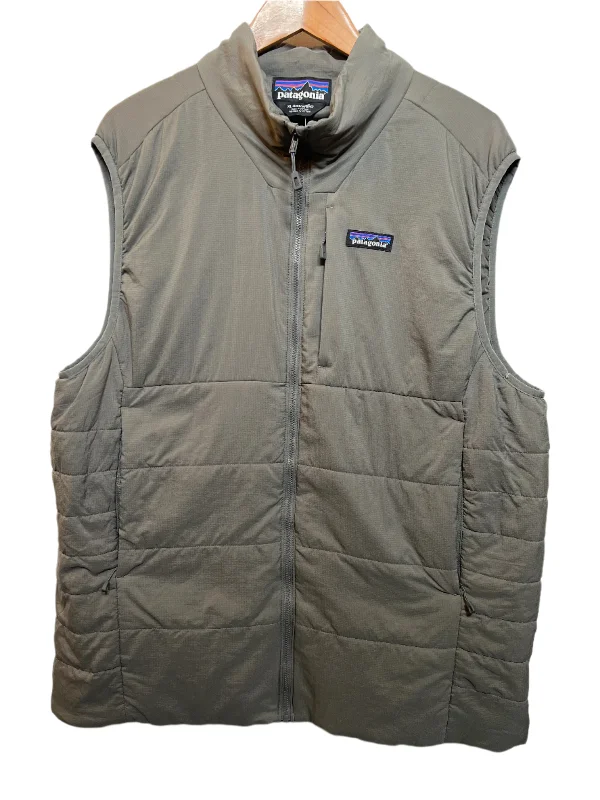 Men's Coats with ZippersPatagonia Mens Grey Gilet (Size XL)