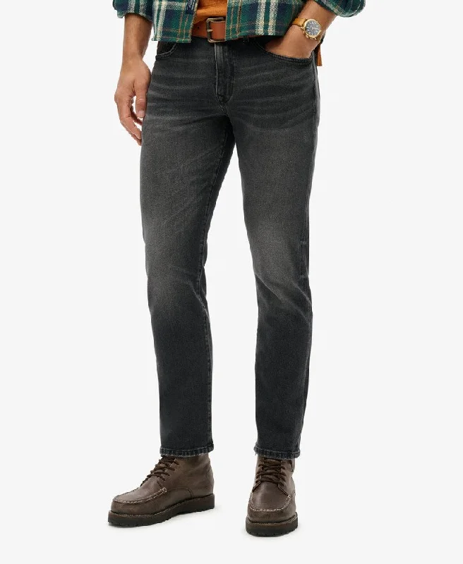 Men's Pants with Back PocketsVintage Slim Straight Jeans | Venom Vintage Black 32