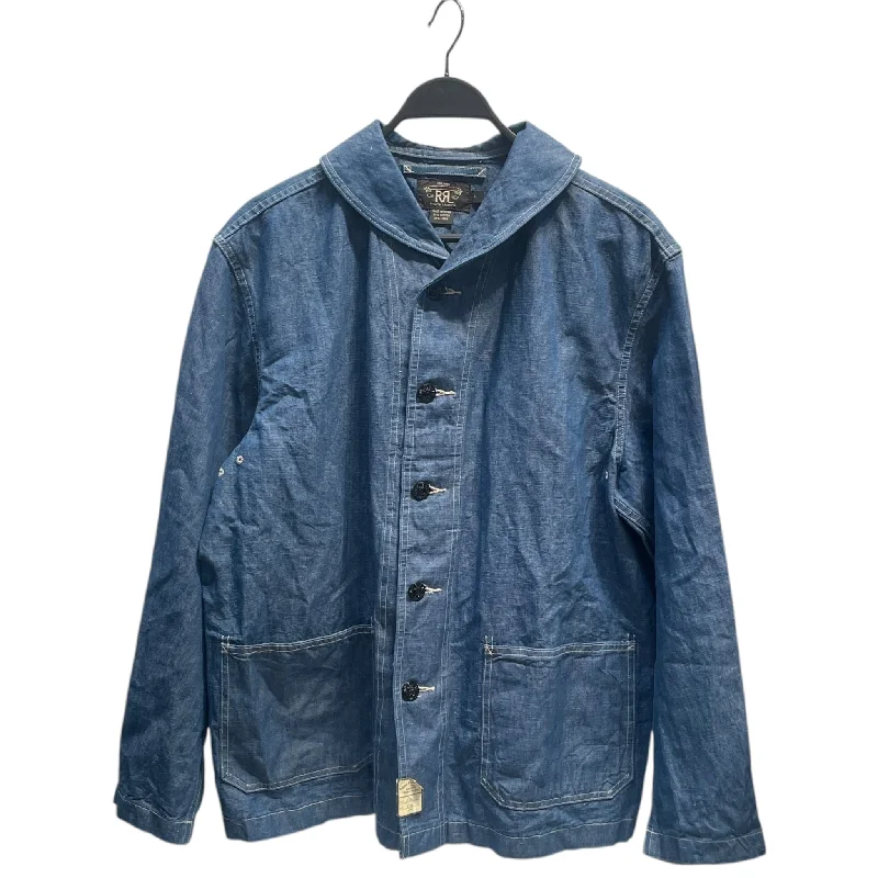 Sustainable Men's JeansRRL/Denim Jkt/L/Cotton/IDG/Chore Jacket