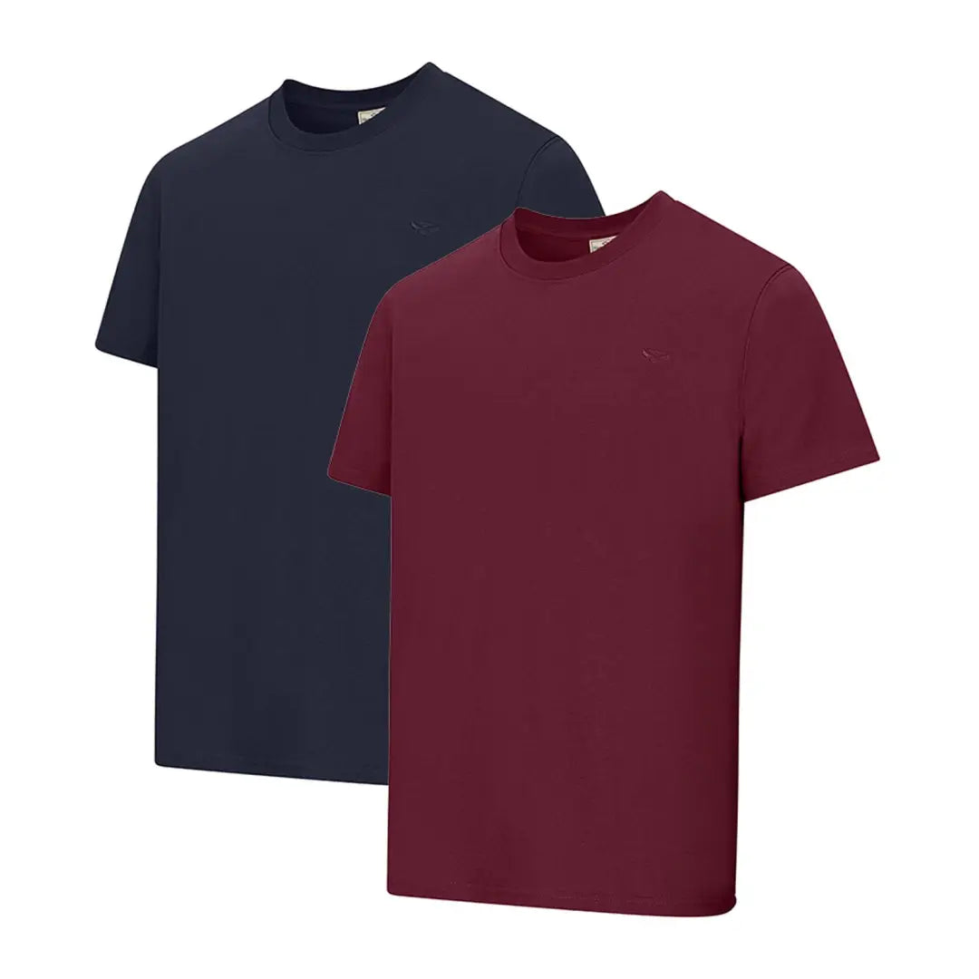 Men's Shirts with Button-Down CollarsHoggs Of Fife Sandwood T-Shirts 2 Pack