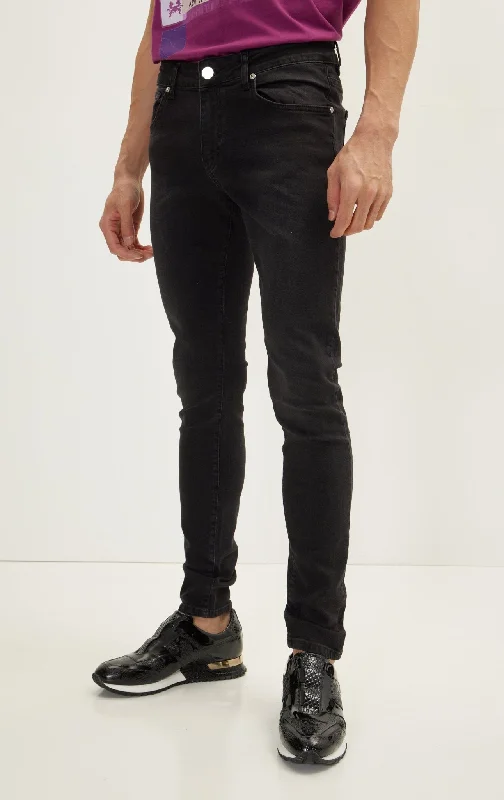 Hipster Skinny Men's JeansLux  Weeks Wash Black  Denim